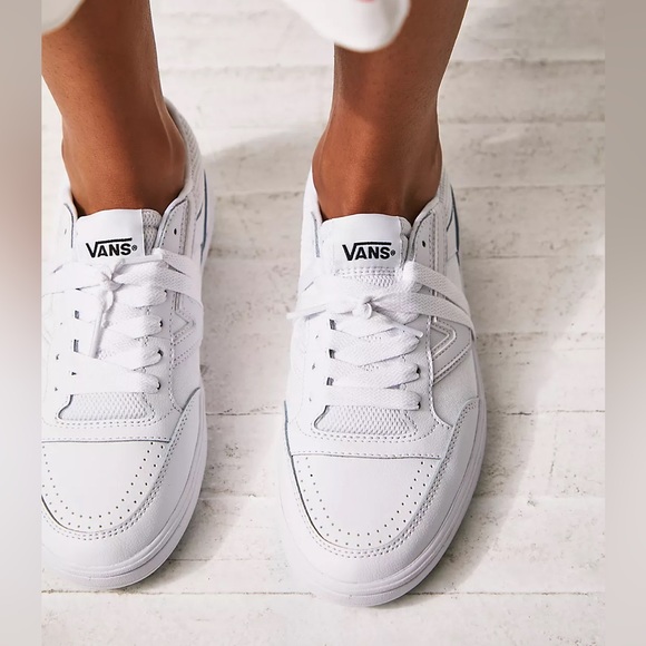 Vans Shoes - VANS Leather Lowland CC Shoes White